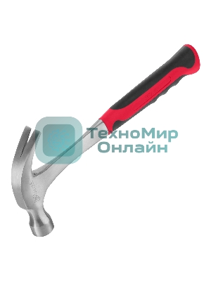 Молоток-гвоздодер Matrix 10460, 450 г, цельнометаллический, двухкомпонентная рукоятка