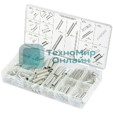 Набор пружин Сибртех 5,5x17, 5,5x35, 6,5x10, 7x12,5, 7x19, 9x35, 9,5x16, 9,5x19 мм, 200 предметов