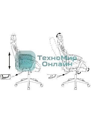 Кресло Zombie DRIVER черный, экокожа, 120 кг, механизм качания