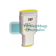 Картридж струйный NVPrint 727 (NV-F9J78A) желтый для HP DesignJet T920/T930/T1500/T1530/T2500/T2530 (300 мл) совместимый