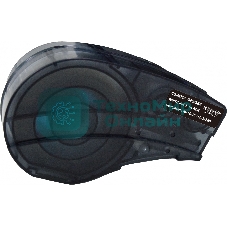 Картридж ленточный Cactus CS-M210-750595BK (M210-750-595-BK) белый шрифт, черный фон (19.1 мм, 6.4 м) для Brady M210/M211/M210-LAB