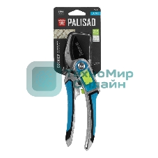 Секатор с наковальней Palisad LUXE 215 мм, регулировка захвата, трехкомпонентные рукоятки
