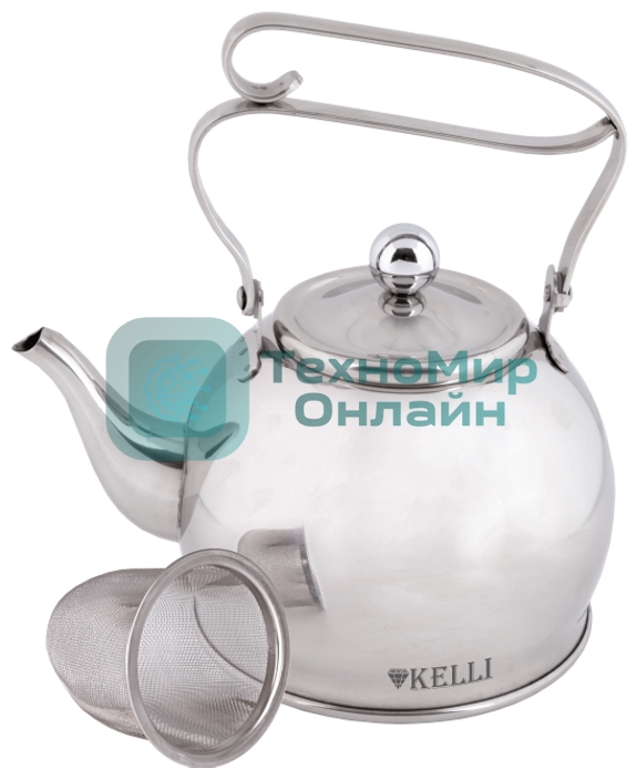 Чайник для плиты KELLI KL-4326 заварочный, металлический