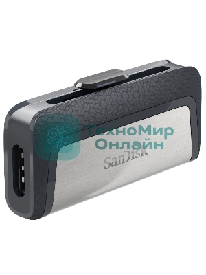 Флешка USB 256Gb SanDisk Ultra Dual, USB 3.0 - USB Type-C
