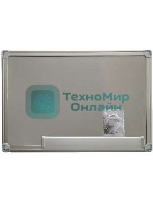 Доска магнитно-маркерная Silwerhof белый 90x120см алюминиевая рама