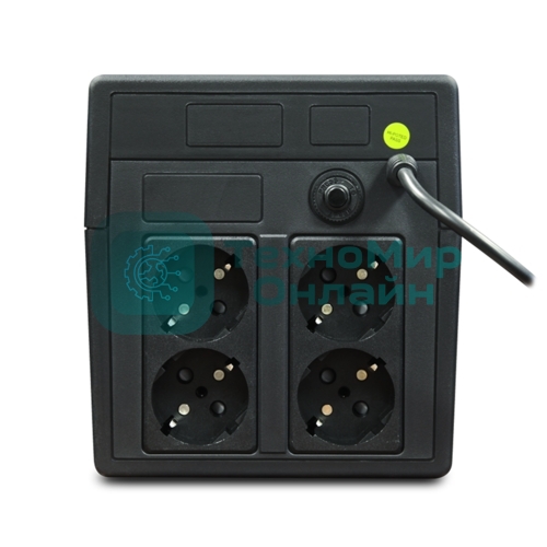 Источник бесперебойного питания Powerman Back Pro ИБП 1050/UPS Line-interactive 600W/1050VA (530183)