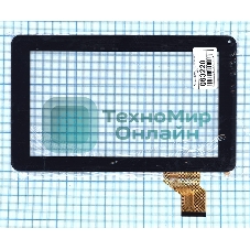 Сенсорное стекло (тачскрин) DHS JD-FPC-090-09 FHX черное