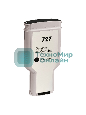 Картридж струйный NVPrint 727 (NV-F9J79A) Photo Black для HP DesignJet T920/T930/T1500/T1530/T2500/T2530 (300 мл) совместимый
