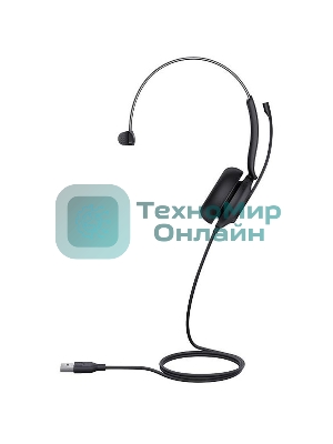 Гарнитура проводная Yealink UH35 Mono UC черный 1308138