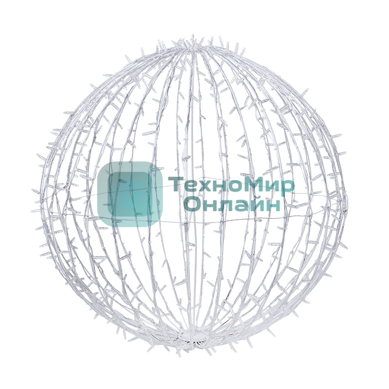 Шар светодиодный Neon-night 230V, диаметр 80 см, 450 светодиодов, эффект мерцания, цвет белый