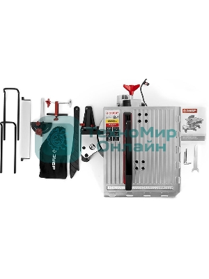 Торцовочная комбинированная пила Зубр ЗПТК-255-1800