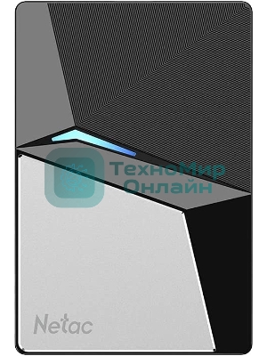 Внешний SSD Netac Z7S, 120 Gb, USB 3.2 Gen 2 Type-C, R/W 550/480, черный