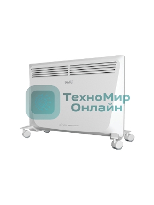 Конвектор электрический Ballu Enzo BEC/EZER-1500 белый, 1500 Вт, 20 м2, термостат, дисплей