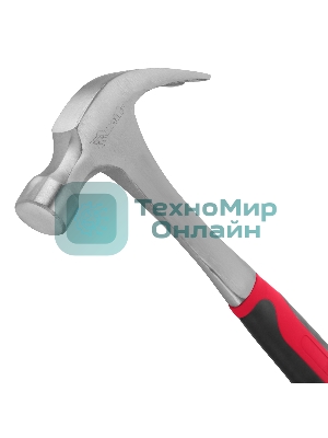 Молоток-гвоздодер Matrix 10460, 450 г, цельнометаллический, двухкомпонентная рукоятка