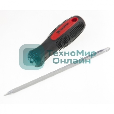 Отвертка Matrix комбинированная SL6,0/Ph2 мм, CrV, антискользящая двухкомп. рукоятка