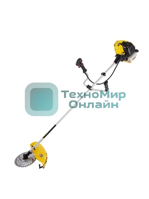 Триммер бензиновый Denzel DTL-52, 52 см3, неразъемная штанга, состоит из 2 частей