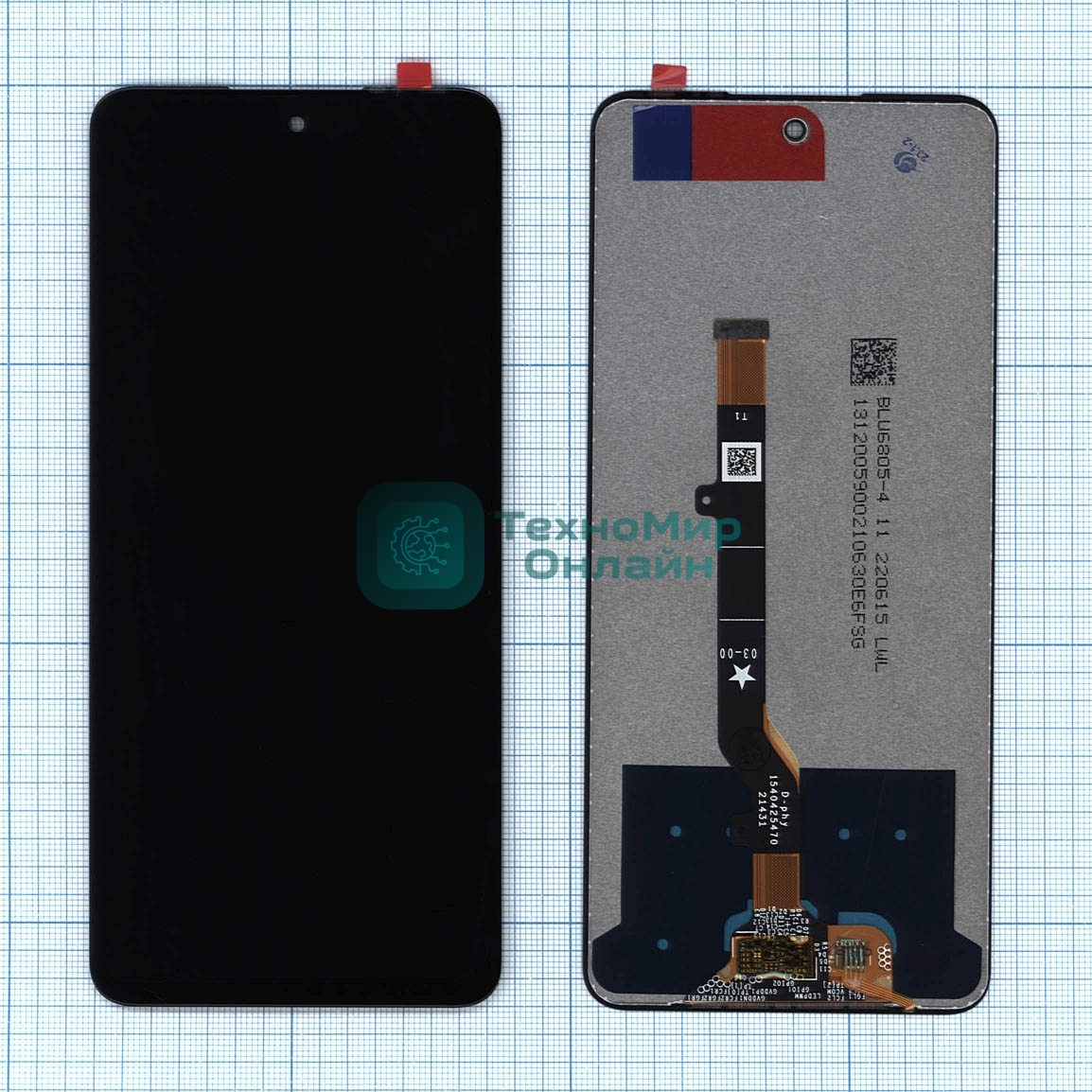 Дисплей для Infinix Hot 20S черный