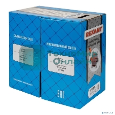 Кабель Rexant UTP 4PR 23AWG, CAT6 нг(А)-HF, LSZH (бухта 305 м)