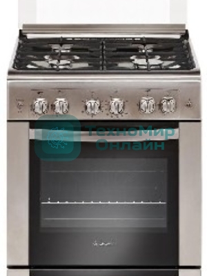 Плита газовая Gefest ПГ 6100-02 0004 серебристый, конфорок 4 шт, духовка 52 л, 60 см x 85 см x 60 см