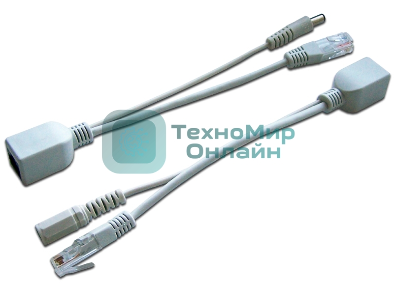 Пассивный комплект POE (PSE+PD), разъем питания 2.1 мм