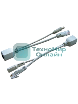 Пассивный комплект POE (PSE+PD), разъем питания 2.1 мм