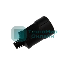 Розетка разборная Rexant без з/к 10А черная