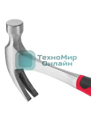 Молоток-гвоздодер Matrix 10460, 450 г, цельнометаллический, двухкомпонентная рукоятка