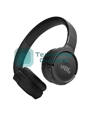 Беспроводные наушники JBL Tune 520BT черный, накладные, Bluetooth, складная конструкция, быстрая зарядка, до 57 ч