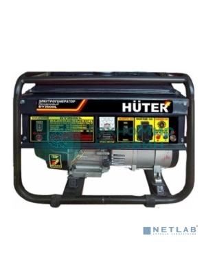 Электрогенератор бензиновый Huter DY2500L, 2.2 кВт, 66 дБ, 38.3 кг