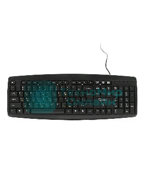 Клавиатура проводная Gembird KB-8351U-BL, USB, черный