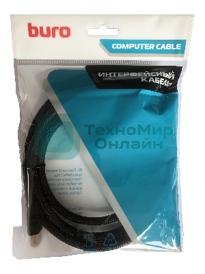 Кабель аудио-видео Buro HDMI (m)/HDMI (m) 10м. черный