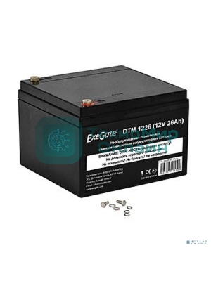 Батарея для ИБП ExeGate DTM 1226 (12V 26Ah), клеммы под болт М5