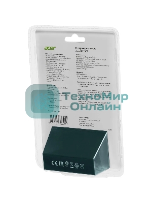 Мышь беспроводная Acer OMR307 черный, 1600 dpi, радиоканал, USB, кнопки - 4