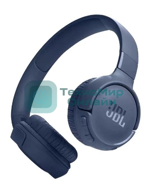 Беспроводные наушники JBL Tune 520BT синий, накладные, Bluetooth, быстрая зарядка