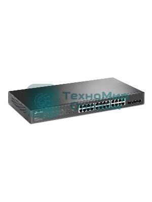 Коммутатор TP-Link TL-SG2428P JetStream гигабитный Smart коммутатор на 24 порта PoE+ и 4 SFP-слота SMB