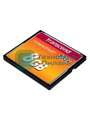 Флеш карта CF 8Gb Transcend TS8GCF133 w/o adapter