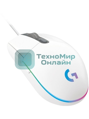 Мышь проводная Logitech G102 LIGHTSYNC белый, 8000 dpi, USB, кнопки - 6