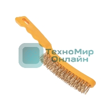 Щетка по металлу Kranz с пластиковой ручкой 4 ряд. 260 мм