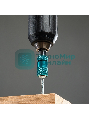 Адаптер для бит Gross с ограничителем и двойным магнитом, 1/4