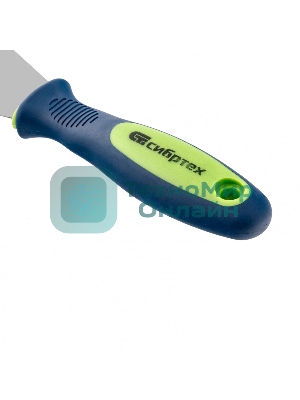 Шпательная лопатка из нержавеющей стали Сибртех, 60 мм, двухкомпонентная рукоятка