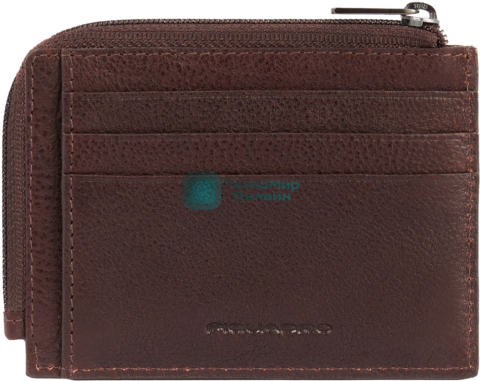 Чехол для кредитных карт Piquadro Carl PP4822S129R/TM темно-коричневый натур.кожа