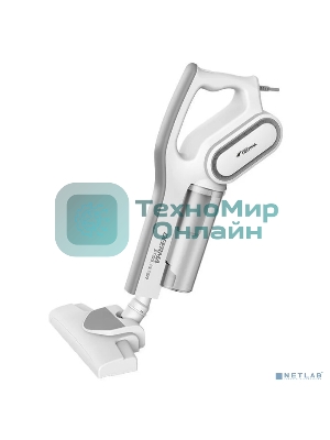 Пылесос вертикальный Deerma DX700 белый, питание от сети, 210 Вт, уборка сухая, пылесборник 0.8 л