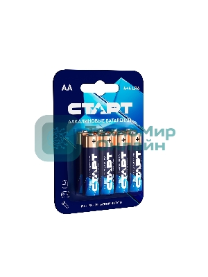 Батарейки СТАРТ LR6-BL8 BLUE 96/960, AA, 4+4 шт. на блистере