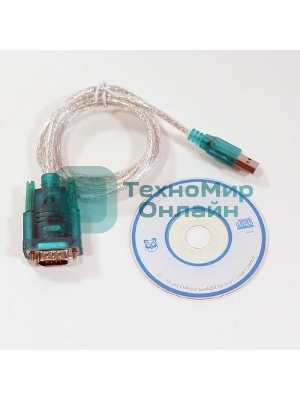 Кабель AM/Com port 9pin 1.2м VCOM адаптер USB -> RS232, DE9P (добавляет в систему новый COM порт), VUS7050