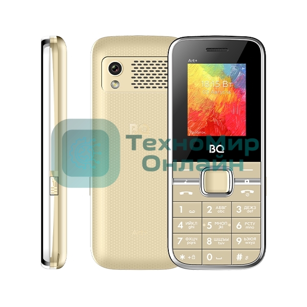 Мобильный телефон BQ 1868 Art+ золотистый
