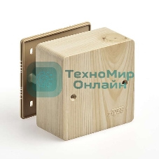 Коробка универсальная для кабель-каналов 85х85х42 сосна (светл. основа) IP40 Рувинил 65015-27М