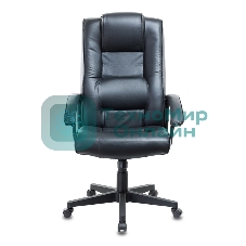 Кресло руководителя Бюрократ T-9906N/BLACK черный, кожа