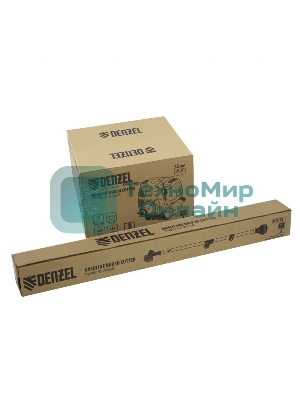 Триммер бензиновый Denzel DTL-52, 52 см3, неразъемная штанга, состоит из 2 частей