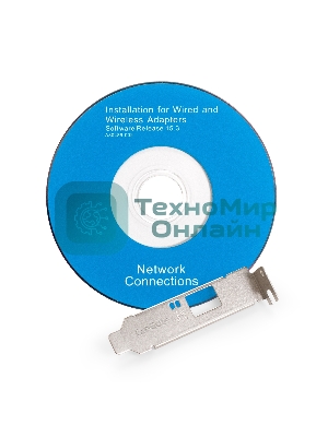 Сетевой адаптер ExeGate EXE-i210-F1 (PCI-E x1 v2.0, порт 1xSFP (медный), 10/100/1000Mbps, Gigabit Server NIC Intel Chipset I210-F1)