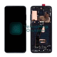 Дисплей для Samsung Galaxy S20 SM-G980F черный с рамкой